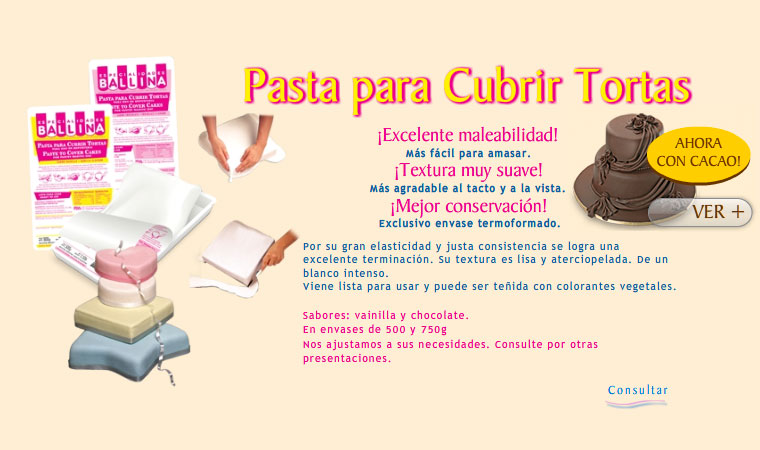 Pasta para cubrir tortas